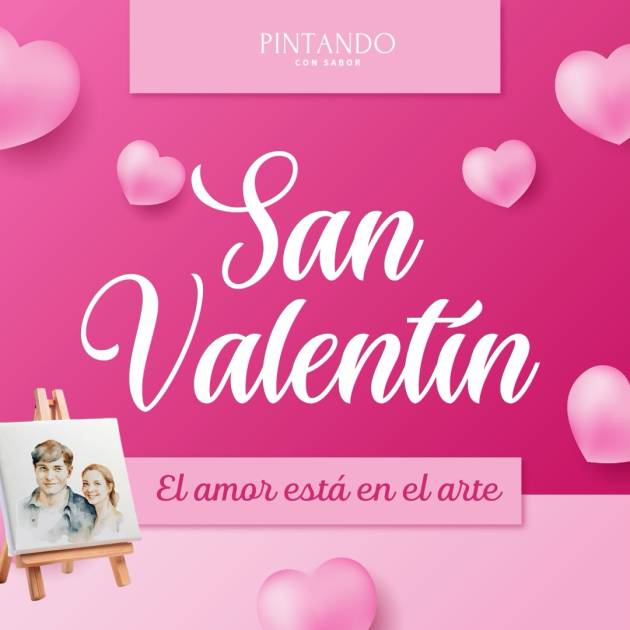 ✨ Pintando con Sabor – Especial San Valentín💛🎨🍷